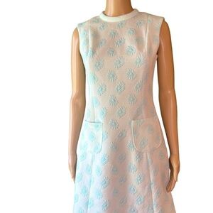 Vintage Kay Winds 1960s classic A-line sheath dress silk brocade summer party